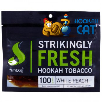 Табак для кальяна Fumari White Peach (Фумари Белый Персик) 100г 